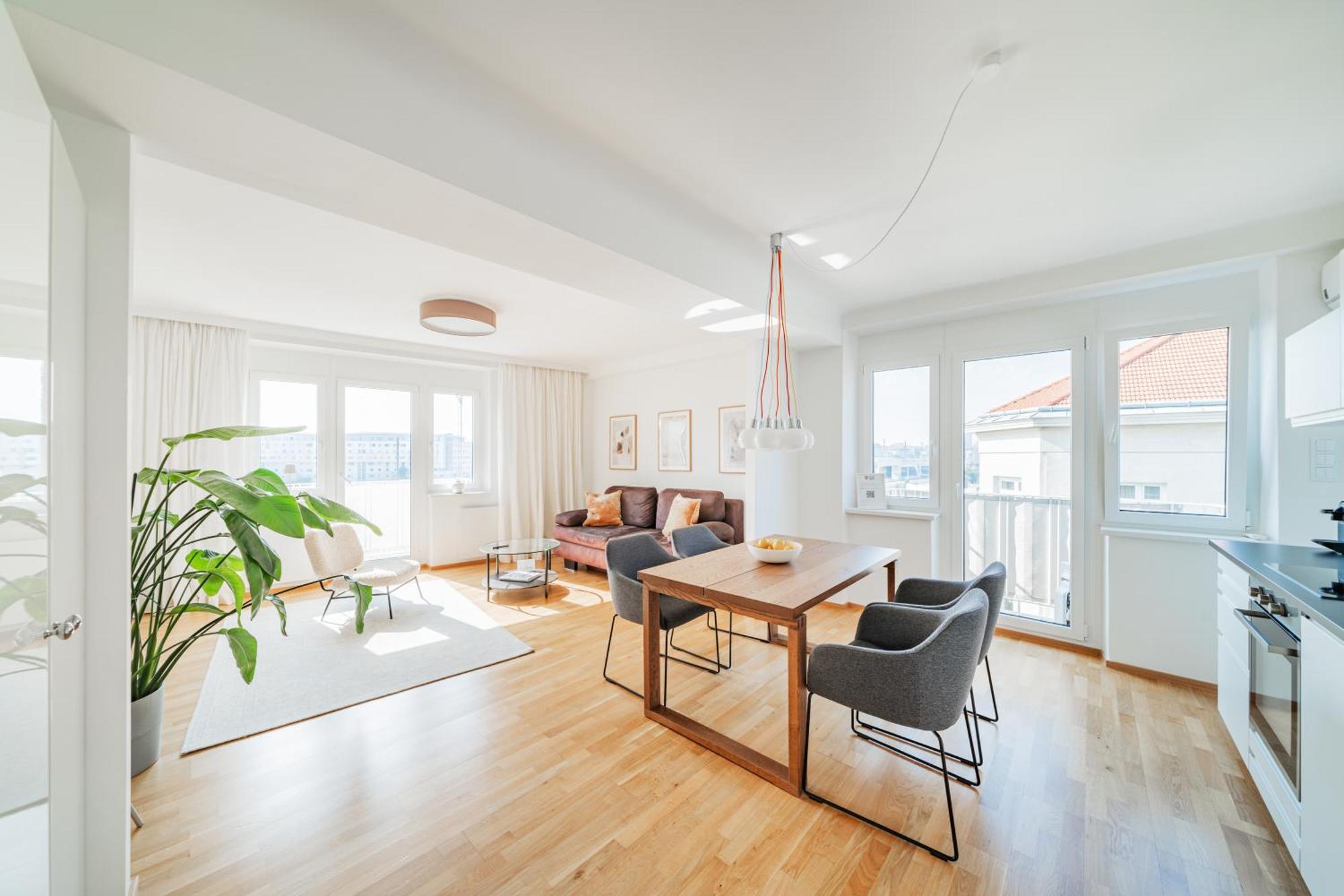 Central 60M2 Suite 10 Min Walk From Main Station Wien Exteriör bild